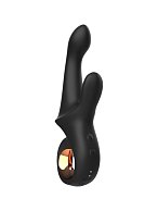 Черный вибратор-кролик Mystery - 22,5 см.