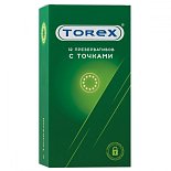 Текстурированные презервативы Torex  С точками  - 12 шт.