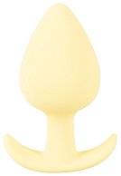 Жёлтая анальная втулка Mini Butt Plug - 6 см.