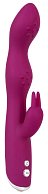 Фиолетовый вибратор A   G-Spot Rabbit Vibrator для стимуляции зон G и A - 23,6 см.