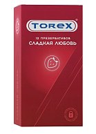 Презервативы Torex  Сладкая любовь  с ароматом клубники - 12 шт.