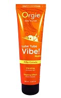 Гель с эффектом вибрации Lube Tube Vibe Medium Pina Colada - 100 мл.