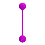 Лиловые вагинальные шарики KEGEL BALL III