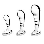 Набор из 3 стальных стимуляторов простаты Stainless Steel P-spot Training Set