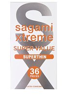 Ультратонкие презервативы Sagami Xtreme Superthin - 36 шт.