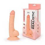 Реалистичный телесный фаллоимитатор Erowoman - 19,5 см.